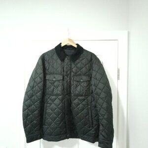Men's Barbour Quilted Lightweight Black Jacket Large